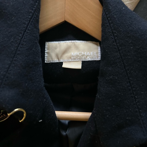 Navy mid length pea coat - Picture 2 of 2